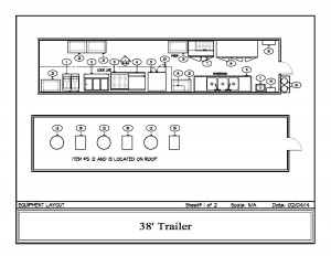 38 Foot Trailer Layout